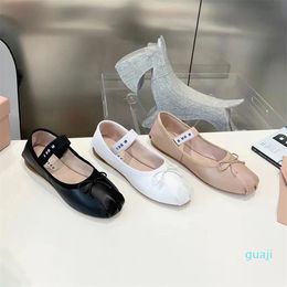 luxe Miui-hak ballet plat Yoga Casual schoen voor dames heren loafer Jurk dans Designer schoen