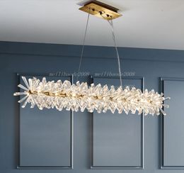 Luxe Moderne Kroonluchter Verlichting voor Eetkamer Nieuwe Collectie LED Crystal Lamp Keukeneiland Decor Lustres de Cristal Myy