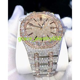 Luxury Moissanite Diamond Watch Iced Out Watch Designer Mens Watch for Men Watches Montre Automatic Movement Watchs de haute qualité Orologio.Montre de Luxe L21