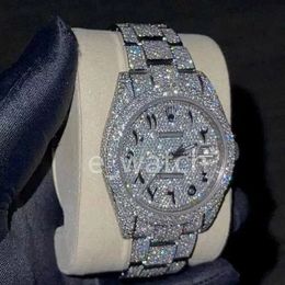 Luxury Moissanite Diamond Watch Iced Out Watch Designer Mens Watch for Men Watches Montre Automatic Movement Watchs de haute qualité Orologio.Montre de Luxe L17
