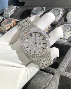 luxe moissanite diamanten horloge iced out horloge designer herenhorloge voor heren horloges hoge kwaliteit montre automatisch uurwerk horloges Orologio. Montre de luxe l26