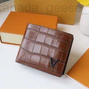 Clips de dinero de lujo Top Diseñadores de alta calidad Carteras Titular de la tarjeta Plaid Luxurys Mens Wallet Mujeres de gama alta Monedero corto con Luxurys Mini Bolsos Caja LGM4