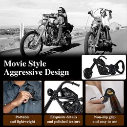 Luxe motorbierflesopener Gadget Gedonopereerde verjaardagscadeaus voor mannen Motorfietsflesopener Vintage Bar Party Tool