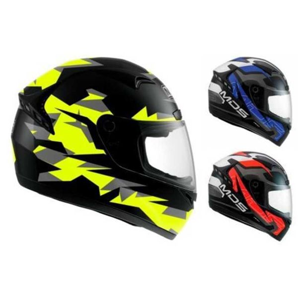 Casques de moto de luxe Casques découverts pour hommes et femmes AGV MDS (AGV) M13 Combat Fighter Cheap Motorcycle Scooter Full Face WN-MID9