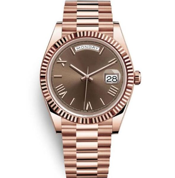 Reloj de movimiento de lujo montre de luxe Relojes para hombre 41 mm 36 MM Oro rosa automático Acero inoxidable 904L 2813 Relojes de pulsera a prueba de agua Luminoso dhgates unisex