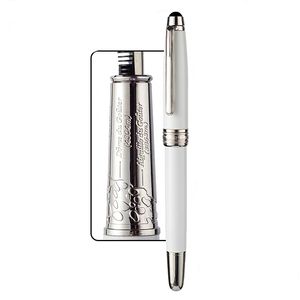 Luxury MSK-163 Metal Ballpoint Ballpoint Pen Rollerball stylo Unique Reliefs Office ÉCOLE ÉCRITURE PENSE FOUNTAINS AVEC NUMÉRO DE SÉRIE IWL666858