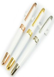 Luxe MSK163 FountainRoller classique Ballballpoint Pen Super Quality Metal School Office Supply With Serial Number Stationery 2585130