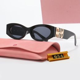 Gafas de sol de lujo mui mui para mujer diseñador de moda de ojo de gato lentes solares polarizar gafas de sol sin borde corriendo deportivo ciclo de ojo de ojo tono de playa marco ovalado gafas