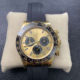 Luxury Multi-fonctionnelle Watch Men's Watch Circular Fashion Watch 2813 Mouvement avancé Suise en silicone