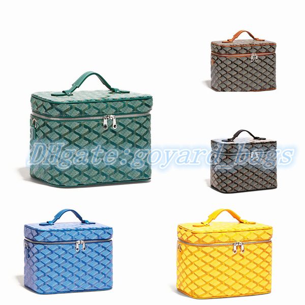 Sacs de maquillage pour femmes de luxe Muse Vanity avec fourre-tout miroir Designer Top poignée maquillage cas cosmétiques hommes de toilette sac à main en cuir véritable épaule sac à bandoulière