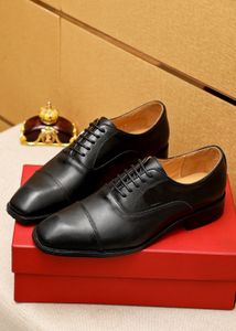 Robe Oxfords de luxe pour hommes, costume à lacets, chaussures d'affaires en cuir véritable, grande taille 38-47