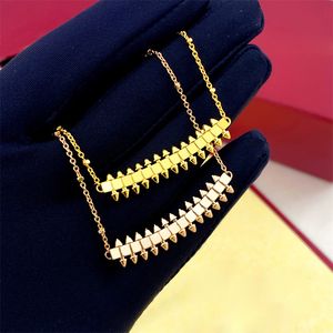 luxe ketting mode kettingen clash sieraden voor mannen 18K stijgen goud zilver draaibare kogel dames ketting roestvrij staal sieraden huwelijksfeest cadeau 2024
