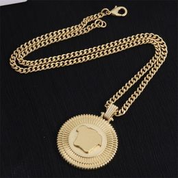 Collier de luxe Bijoux LADY Colliers d'or pour femmes Bijoux de mode de créateurs hommes Love Collier Box Facultatif