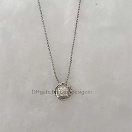 Collier de luxe pendentif zircone 11mm colliers bijoux de créateur complet pavé cubique glacé pour femmes boucles entrelacées conception personnalisée Q322