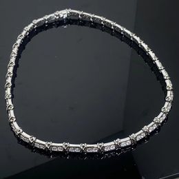 Luxe kettingen voor vrouwen Choker kettingen Designer sieraden Vrouw X Tennis ketting Sieraden Ontwerpers Zilveren ketting Diamanten kettingen Kerstmis dame meisje cadeau