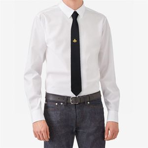 Luxe stropdasontwerper geborduurde stropdassen heren nekkleding zwarte stropdassen zakelijke kraag stropdas hoogwaardige banden voor pakken bruiloft accessoires