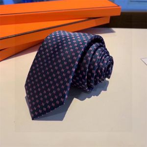 Luxe stropdas voor mannen Tie Designer Silk Ties gebreide borduurwerk Dagelijkse mannen Gift Commerce Suit Accessoire Cravates