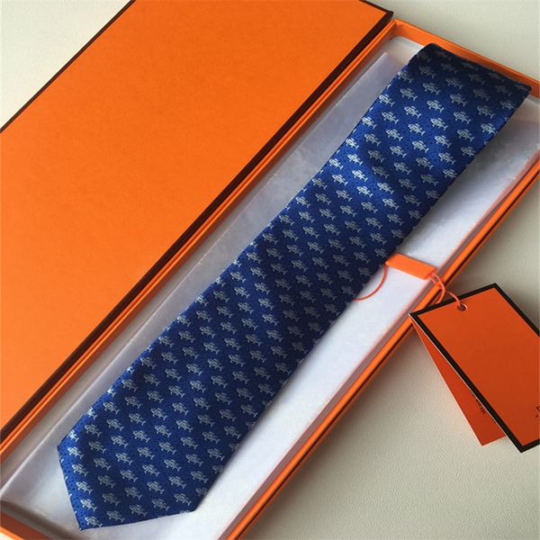 Cravate de luxe de haute qualité lettre pour hommes 100% cravate en soie noir bleu Aldult Jacquard fête de mariage affaires tissé haut tendance Design Hawaii cravates 456