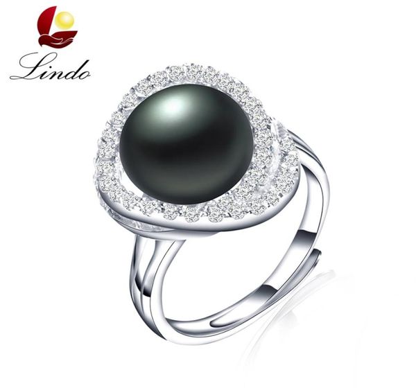 luxe nouvelle mode noir 100 bague de perles de haute qualité 1011 bijoux de perles d'eau douce pour les femmes cadeau de fête des mères 925 argent 5613320