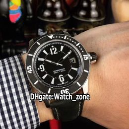 Luxe nouveau Master Extreme compresseur Q2018470 2018470 cadran noir automatique montre pour homme boîtier en acier 316L bracelet en cuir montres montre 276O