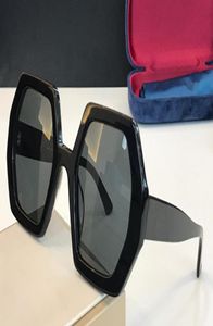Luxe nouvelle vente 0708 lunettes de soleil pour femmes plaque hexagonale plein cadre qualité supérieure mode dame style généreux lentille uv400 0708S wi6320287