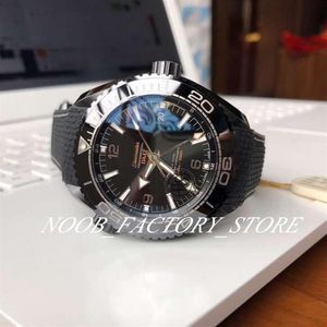 Lujo Nuevo VSF Factory 215 92 46 22 01 001 45MM Sea Caliber 8906 Movimiento automático Caja de cerámica negra Relojes de pulsera de zafiro M265A