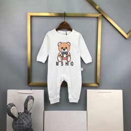 Luxe pasgeboren jumpsuits Designer baby rompertjes pasgeboren romper merk meisjes jongens kleding kinder overalls jumpsuit voor baby's bodysuit CSD2401151-6