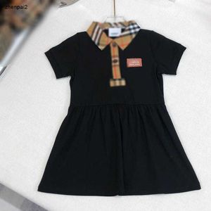 Luxe pasgeboren jumpsuits zomer peuter jurk maat 59-90 cm baby kruipende pak korte mouwen revers revers