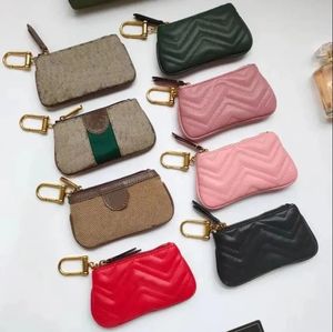 Ophidia de lujo Key Case Sporter Caqueta de bolsas Monedas para mujeres Monedas Men Billeteras Mujeres Diseñador de la tarjeta Key Puque Tarjeta