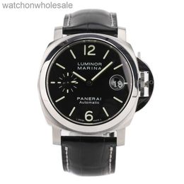 Luxury Original 1to1 Pannerrai Watches Designer High Quality Designer Watch Men Femmes Lumino Series Automatic Mécanical Watch Mens 40mm Black Plate Précision