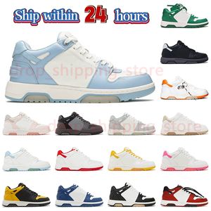 Luxe Out Of Office Plateauschoenen Designer OOO Sneakers Wit Blauw Roze Zwart Oranje Grijs Rood Groen Beige Sneakers Plate-frome Lederen Outdoorschoen Dhgate