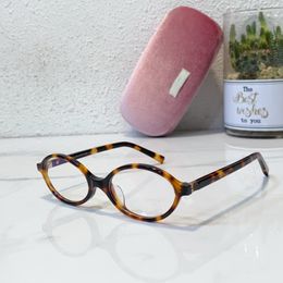 Gafas de sol redondas ovaladas de lujo para mujeres SMU044 Gafas de sol de diseñador de alta calidad Eyewear de estilo clásico al aire libre