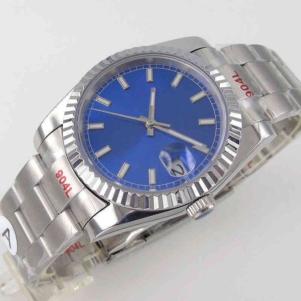 Reloj perpetuo de ostras de lujo para hombres olex 36MM / 39mm Esfera estéril Cristal de zafiro Bisel acanalado jubileo 21 Joyas MIYOTA 8215 Muñeca de hombre de alta calidad