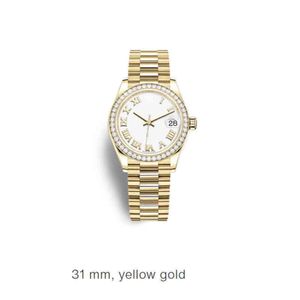 Luxury Oyster Perpetual Watch for Men Womens Designer Brand For Datejuste Ladies 31 mm Clock Diamond Relogio Feminino