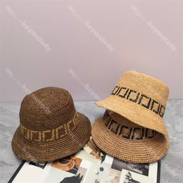 Luxe brief Strawhden Wide randzon hoeden dames zomer emmer hoed mannen hoogwaardige strandhoed petten
