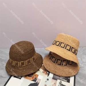 Chapeaux de paille de luxe Pada chapeaux de soleil à large bord femmes été seau chapeau hommes haute qualité chapeau de plage casquettes