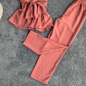 Pantalons de luxe ensembles de vêtements pour femmes vêtements nouvel été sangle culture hauts pantalons amples à jambes larges Louiseity costumes femme deux pièces ensemble mode costume de plage 9098