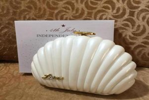 Luxe Pearl Shell Evening Bag 4 juli Independence Day Women Handtassen Fashion Copput Wallet komen cadeau -box48745971096726