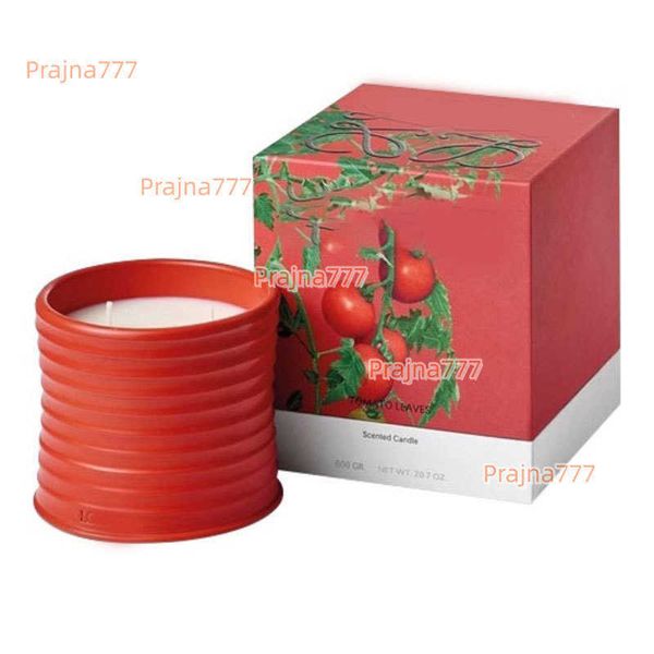 Bougie parfumée de luxe FEUILLES DE TOMATE 170g Incese ORIGAN BETTERAVE Bougie parfumée de haute qualité