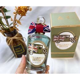 Parfums de luxe Commerce extérieur Luxurys Parfum Shines British 150e anniversaire Édition limitée Cuir Rose Noir 100 ml EDP parfumé