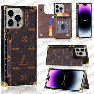 Funda para teléfono de lujo Fundas para iPhone de diseño Cartera con tarjetero para Apple iPhone 15 Pro Max Funda 14 Plus 13 12 11 ProMax 13Pro Fundas para teléfono celular Funda de cuero para móvil