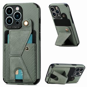 Multi-functie Wallet Telefoon hoesje kaart multi-angle bracket card tas magnetische zuiging pu beschermhoes voor iPhone 14 plus 13 12 11 pro max xr x 8 7 anti drop shockproof