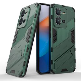 Luxe telefoonhoesjes voor OPPO A17 A97 A57 A93S K10 K9 Reno 8 7 6 Vind X5 Pro 5G Armor Standstand Stand ShockProof Case