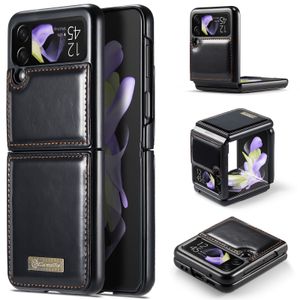 Étuis de téléphone de luxe pour Samsung Galaxy Z Fold 5 4 Z Flip 5 4 3 5G A14 A34 A54, portefeuille magnétique en cuir, CaseMe 003