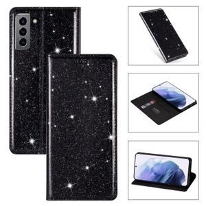 Étuis de téléphone de luxe pour Samsung A35 A55 A15 A25 A24 A05 S24 S23 FE Ultra Plus 4G 5G, portefeuille en cuir à paillettes, étui de luxe en cristal scintillant