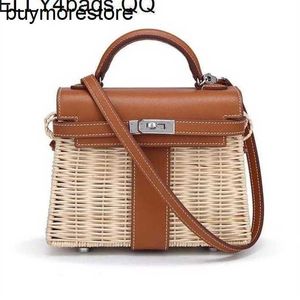 Luxe Picknickhandtas Bamboe Handswen 10a Mode Rotan Merk FresX4IVR8NMLeisure diagonale Tas 0HFF