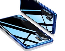Case de t￩l￩phone de placage de luxe pour Huawei P30 Mate 20 Pro Coque Clear Soft TPU Silicone Couverture arri￨re pour Huawei P30 P30Pro Funda6631590
