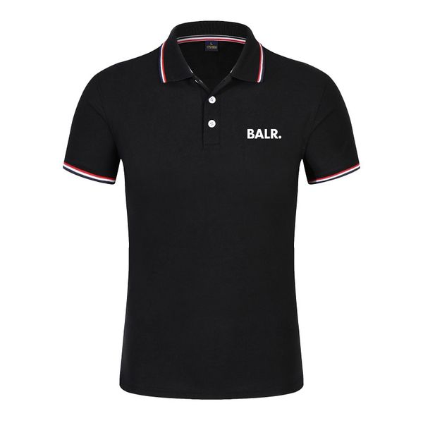 POLO de luxe pour hommes T-shirts Balr street tide marque à manches courtes col rond ample à manches courtes en coton personnalité des hommes T-shir