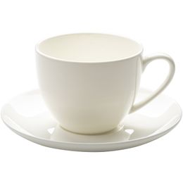 Luxe porselein Europese koffie set witte kleine bot China high thee cup met schotel Xicara de cafe Home drinkware 50cc