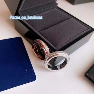 Anillo de posesión de lujo de diseñador, anillo de boda de plata de ley S925 con grabado de cristal para amantes de las copules, joyería